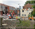 SJ8990 : Roadworks at Knightsbridge by Gerald England