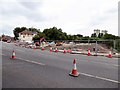 SJ8990 : Roadworks on Great Portwood Street by Gerald England