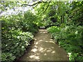 SD4615 : Garden path at Rufford Old Hall by Steve Daniels