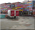 ST3187 : Virgin Media trailer, John Frost Square, Newport by Jaggery