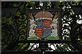 TL4458 : Arms of St John's College, Cambridge, over its entrance on the Backs by Christopher Hilton