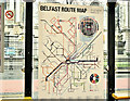 J3373 : Bus route map, Belfast (December 2018) by Albert Bridge