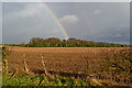 SU4836 : Double rainbow near West Stoke Farm by David Martin