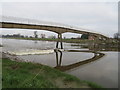 SJ3665 : River Dee bore at Saltney Ferry by John S Turner