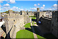 SH4762 : The Lower Ward Of Caernarfon Castle by Jeff Buck