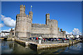 SH4762 : Caernarfon Castle from the West by Jeff Buck