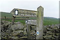 SD7969 : Pennine Bridleway fingerpost by Bob Harvey