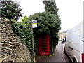 SO9006 : Grade II listed red phonebox, George Street, Bisley by Jaggery