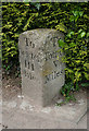 SX8466 : Old Milestone by the A381, Totnes Road, Ipplepen Parish by Alan Rosevear