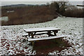 SX8764 : Picnic table, Gallows Gate by Derek Harper