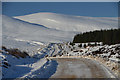 NH6478 : Track to Beinn Tharsuinn and Torr Leathann, Ross-shire by Andrew Tryon