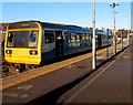 ST0894 : Merthyr Tydfil train in Abercynon station by Jaggery