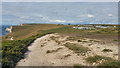 SY8180 : Massively eroded path near Durdle Door by Phil Champion