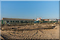 TQ6604 : Environment Agency depot, Pevensey Bay by Ian Capper