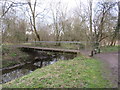 TQ2066 : Bridge over Hogsmill River, Old Malden by Malc McDonald