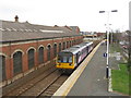 NZ6024 : Train leaving Redcar Central by Malc McDonald