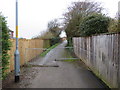 NZ4114 : Footpath in Eaglescliffe by Malc McDonald