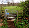 SO9724 : Kissing gate access to a public footpath, Prestbury by Jaggery