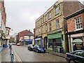 SJ9698 : Stone faced buildings, Market Street, Stalybridge by Chris Morgan