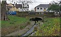 SK6004 : East Park Road crossing the Evington Brook by Mat Fascione