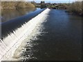 SK4033 : Borrowash weir is normal by David Lally