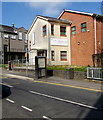 ST1189 : BT phonebox in The Square, Abertridwr by Jaggery