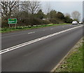 SO3103 : A4042 near Little Mill, Monmouthshire by Jaggery