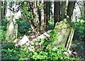 TG5210 : Leaning and fallen gravestones by Evelyn Simak