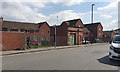 SP3578 : Bus stop and substation, Humber Road, Lower Stoke, Coventry by Robin Stott