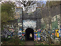 SP3477 : South end of a subway under the Coventry Loop Line embankment by Robin Stott