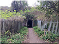 SP3477 : North portal of a subway beneath the Rugby-Birmingham railway line by Robin Stott