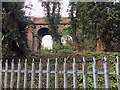 SP3477 : Eastern side arches, railway viaduct over the River Sherbourne, Coventry by Robin Stott