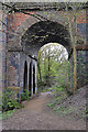 SP3677 : Accessible side arch, railway viaduct over the Sowe, Willenhall, southeast Coventry by Robin Stott