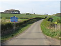 NZ3749 : County boundary on Salter's Lane, near Seaham by Malc McDonald