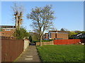 NZ3752 : Path through housing at Moorside, Sunderland by Malc McDonald