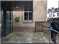 SP2865 : Defibrillator, Shire Hall, Market Place entrance, Warwick by Robin Stott