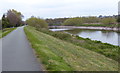 SJ3966 : Cycleway and footpath along the River Dee at Chester by Mat Fascione