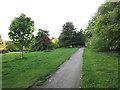 SE2741 : Path at the top of Golden Acre park by Stephen Craven