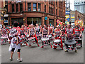 SJ8398 : Drumming on Deansgate, Manchester Day 2019 by David Dixon