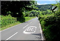 SO1223 : End of the 30mph zone, Station Road, Talybont-on-Usk by Jaggery