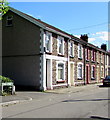 ST1792 : Houses at northern end of High Street, Ynysddu by Jaggery