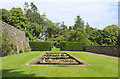 SE0661 : Goldfish and Lily Pad Pond at Parcivall Hall by Chris Heaton