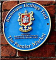 SS5533 : Pannier Market blue plaque, Barnstaple by Jaggery