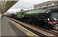 ST3088 : Mayflower passing through Newport station by Jaggery