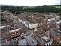 SO5174 : View from tower of St Lawrence's church, Ludlow by Philip Halling