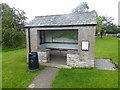 NY6813 : Bus shelter, Great Asby by Oliver Dixon