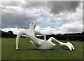 TF7928 : Henry Moore at Houghton Hall - Large Reclining Figure by Richard Humphrey