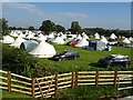 SO8541 : Glampers at the Sunshine Festival by Philip Halling