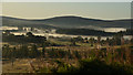 NC5604 : Morning mist in Achany Glen, near Lairg, Sutherland by Andrew Tryon