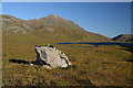 NC1619 : Boulder in the floor of Glen Canisp, Sutherland by Andrew Tryon